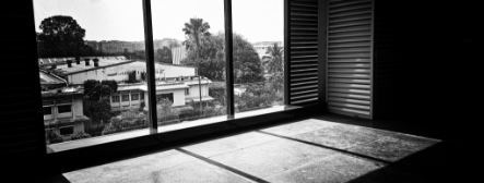 captivating-monochrome-shot-sunbeam-through-towering-window